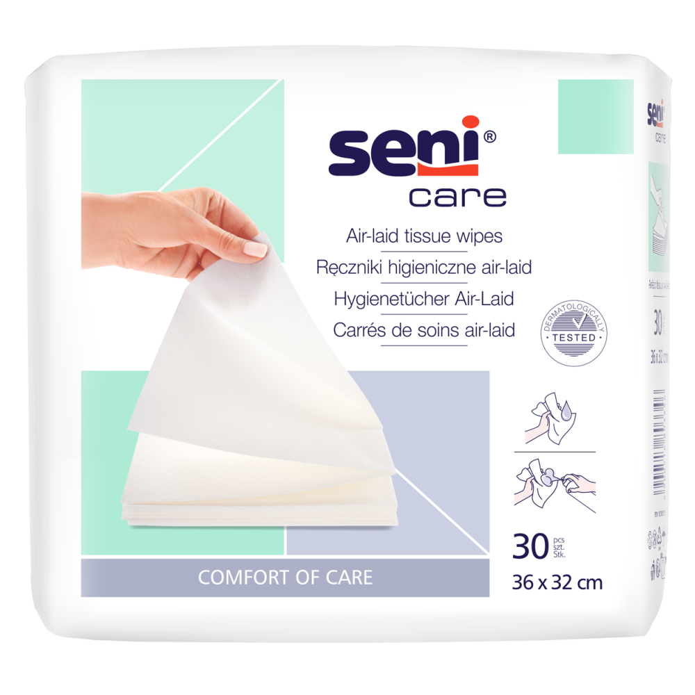 Airlaid tissues